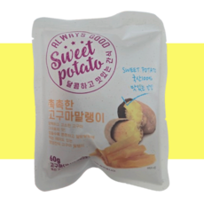 아워홈 Oh! 촉촉한 고구마 말랭이, 10개, 60g