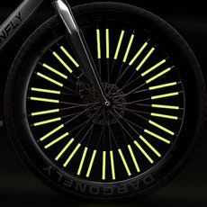 자전거 야간 반사 스틱 12p 휠 바퀴 살 데코 안전용품 ye2*551FH, 단독옵션