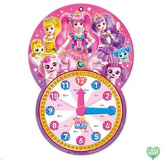 Toymall 여아장난감시계티니핑 시계놀이 귀여운벽시계, 1개