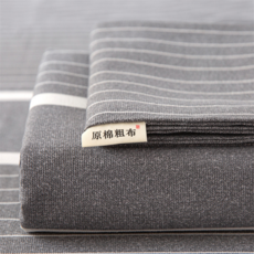 純棉老粗布床單, 冷灰, 單床單：150*230CM【適合1.2m床】