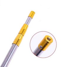 갈퀴 장대낫 민물 제거 수초 6M 접이식 연장대 장대 제거대, 1개, 노란색 6m