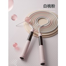 TMT計數運動跳繩充電無繩健身專用學生成人競速鋼絲繩, 1個, 桃粉色破風款【無計數手柄+破風繩】