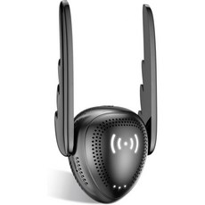 2026년 업그레이드된 가정용 WiFi Extender 최대 18000제곱피트 장거리 커버리지 부스터 이더넷 포트가 있는 고속 무선 인터넷 중계기 15배 빠른 신호 증폭기 99, Black