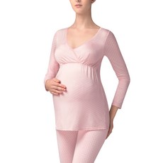 판도라by비비안 수유가 편한 부드러운 임부용 임산부 내의 내복 상하의 세트