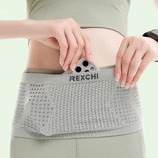 레깅스 필라테스복 복대 힙색 허리 스포츠 요가 가방, 그레이