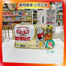 【株一藥局】小白兔暖暖包 貼式/握式 10入 - 持續保暖、舒緩痠痛、輕巧便攜, 1個, 貼式