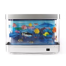 UB 산타 할로윈 물고기 수족관 조명 무드등 인테리어 5종, {"타입":"돌고래"}