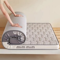 乳膠記憶棉床墊 Q彈柔軟 舒適睡眠體驗, 灰色, 3cm