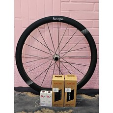 KREXplus NEW KC150 CARBON SPOKE 碟煞碳纖維輪組 中心鎖入式碟煞輪組 TPI陶瓷培林 碟剎, 1個, 新 KC150 輪組+SL輕量化內外胎