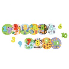 투키토이 숫자퍼즐 20pcs(TL496) 혜명생필품마트 숫자블럭 원목교구 원목블럭 원목블록 원목장난감