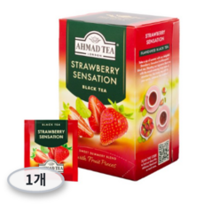 아마드티 스트로베리 센세이션 홍차 티백 20개, 2g, 1개, 20개입