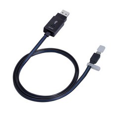 SEIWA D414 microUSB LED藍光流光充電線, 1個