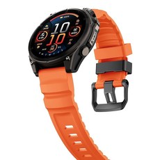 Abanen Garmin Instinct 3 / Fenix 8 / Forerunner 970 22mm 26mm 퀵핏 경량 손목 스트랩 Quatix 8 / Tactix 8 /, 주황색