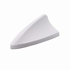 福斯鯊魚鰭天線汽車收音機天線，車用改裝裝飾強波天線，多車型適用, 捷達糖果白 極地白【標準型】, 1個