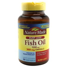 Nature Made 萊萃美 Burp-Less魚油 1200mg, 1罐, 60顆