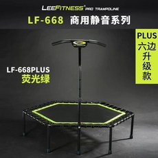 실내용 트램펄린 48인치 에어로빅 40인치 방방이 핑크 홈트레이닝, 1, E. 668plus53 인치 녹색 핸들 바 4 단계 조
