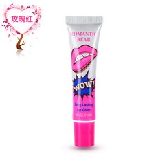 립글로스 1Pcs 뜨거운 판매 방수 립스틱 유명 뷰티 레드 와우 메이크업 매트 Impermeavel, ROSE PINK, [01] ROSE PINK