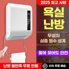 리벤트리 욕실 온풍기 벽걸이 겨울 난방기 방수 가정용 욕조 전용 전기 제품, 상세페이지 참고, 4. 스마트 음이온 정화