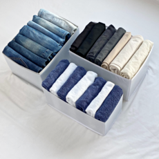 만개잡화점 칸칸이 옷장 정리함 대형, 1개, 그레이