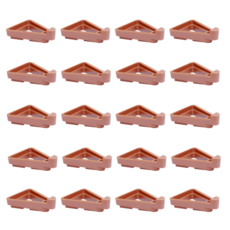 별별리빙샵 화분 과습 방지 받침, 20개, 주황색