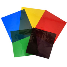 칼라 셀로판지 5종 세트, 23 * 25 cm, 750개