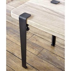 철제 테이블 다리 프레임 철제프레임 받침 사이드테이블, AN. 두꺼운 검정 71cm 2개