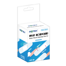 MOTEX 摩貼舒 傷口敷料(滅菌) 舒柔透氣膠布 OK蹦, 1個, 100個裝