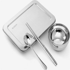 행운몰 뚜껑 스텐식판 5구 풀세트 중 초등학생뚜껑있는식판