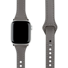 모할랩 애플워치 3/4/5/6/7/8/SE 호환 슬림 단추 가죽 스트랩 + 보호필름 1p 세트, 04에토프, 38mm