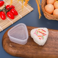 壽司模具 便當模具 DIY 三角飯糰模具, 1個, 小三角, 透明