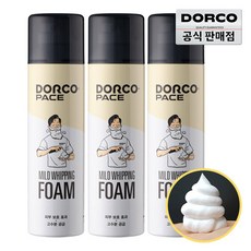 PACE 마일드 휘핑 쉐이빙폼, 250ml, 3개
