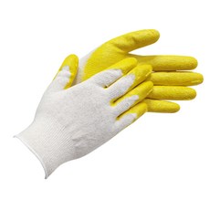 반코팅장갑 100켤레 황색 13G, 100개
