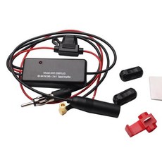 (에서 선박 us) 범용 DAB FM 자동차 안테나 라디오 신호 증폭기 부스터 gps ANT-208PLUS, 1개