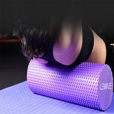 JS 폼롤러 소프트폼롤러 폼롤러운동, EVA6각폼롤러30센치 퍼플
