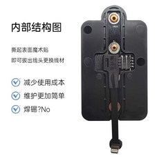 플립 자석 배달 케이스 거치대 제품 오토바이 휴대폰 딱판 충전, 7. 라이트닝 PD백클립형