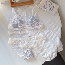蕾絲無鋼圈內衣套裝