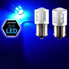 12v 24v led 램프 전구 깜빡이등 브레이크등 미등 자동차led전조등 led모듈 hid, 12V_더블-블루