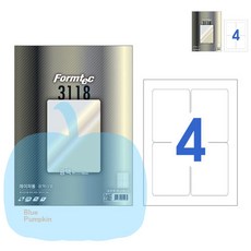 YP 20매 폼텍 레이저광택 라벨 LA-3118 스티커용지