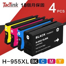 TacTink HP 955XL 相容副廠墨水匣, 1個, 紅色