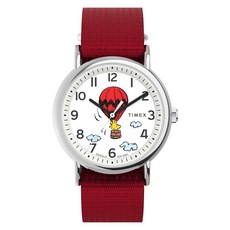 타이맥스 위켄더 피너츠 스누피 우드스탁 벌룬 시계 TW2Y11700 587051