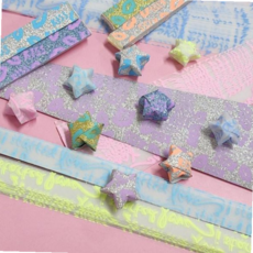 야광별 별접기 야광 30매 야광종이 반짝이 별종이 색종이 예쁜별종이, 본상품