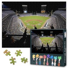 해외 TUMOVO 성인용 퍼즐 1000피스 시애틀 매리너스 스타디움 Safeco 필드 직소 교육용 재미있는 게임 또는 장로 친구를 위한 장난감 50.8 x 68.6cm20 27, 아트워크-15.