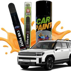 싼타페MX5 붓펜 흠집복원 투명마감 카페인트, 스프레이 A2B 현대