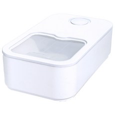 有才寵物商店 寵物來了 滑蓋飼料桶 台灣現貨快速到貨 寵物飼料桶 狗狗飼料桶 貓咪飼料桶 寵物儲糧桶, 1個, 寵物來了 滑蓋飼料桶-小(白)