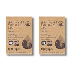 담백하루 알래스카 알티지 오메가 에센스 1000, 2개, 30정
