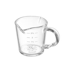 GlassKing GK-059 耐熱雙口量杯, 透明色, 1個, 80ml