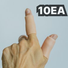 이츠오 손가락 마디 보호 오픈형 실리콘 밴드, 10개, 스킨