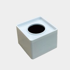 展場王 麥克風牌 ABS耐摔材質 內置海綿穩固, F 白色四角型 (空白)