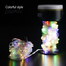 야외 캠핑 조명 텐트 줄자 LED 끈 매달려 램프 분위기 눈부신 빛, 02 warm light_01 CHINA