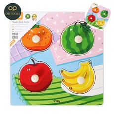 [픽커] 창의력퍼즐세트 유아교육퍼즐 집콕놀이퍼즐 과일이 궁금해 유아 원목 퍼즐